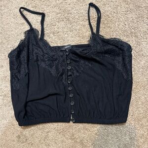 Black camisole top